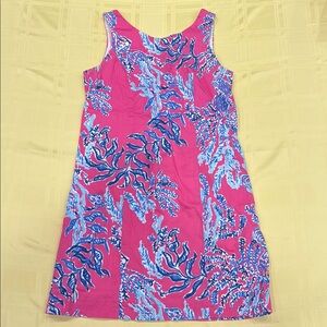 Lilly Pulitzer Pink Samba Coral Shift Dress